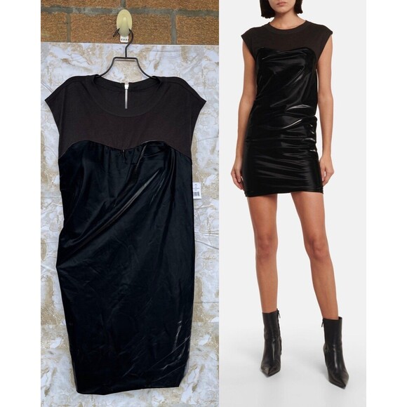 RTA Isabella vinyl minidress size Large - Picture 1 of 12